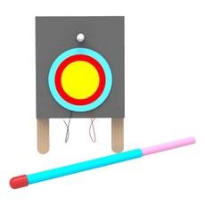 응용과학 전압발생 압전소자 양궁놀이 만들기 5인용/ 과학실험용 연계수업용 평면곡선, 1세트