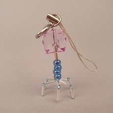비즈 박테리오파지 열쇠고리(1인)