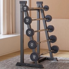 바벨 거치대 헬스장용 중량 원판 받침대 벤치프레스, 5개 바벨 랙 블랙, 5개, 30000g