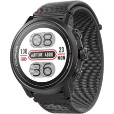 COROS APEX 2 GPS 실외 시계 1.2인치 사파이어 스크린 14일40시간 배터리 수명 5개 위성 시스템 오프라인 지도 심박수 모니터 음악 트라이애슬론 멀티스포츠 트레이, Black, 1개