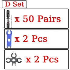 15 세트 30A 1000V YT 유형 광전지 태양광 PV 3-7 웨이 분기 커넥터 키트 PVMC 케이블용 IP67 2.546mm² 배, 02 1 SETS, 05 D Set