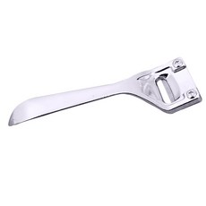 수동 가죽 얇은 커팅 스테인레스 스틸 야채 무두질 껍질 벗기는 사람 롤링 베어링 도구 수동 가죽 분배기, Silvery, 1개