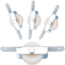 원활한 작동을 위한 쿠북 4Pcs 플라스틱 슬라이딩 우산 휠 교체 신뢰할 수 있는 야외 파티오 수리 부품 액세서리