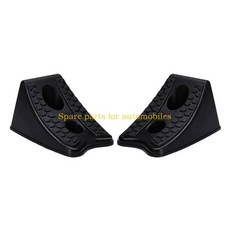 H58F 트럭 트레일러 타이어 초크 스톱 블록 휠 차크 자동차 슬립 저항베이스