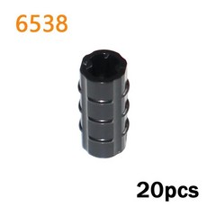 빌딩 블록 기술 부품 크로스 액슬 커넥터 드라이빙 링 벽돌, 1개, 17. 6538-black20pcs