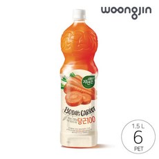 [웅진식품] 자연은 당근 1.5L x 6페트, 6개