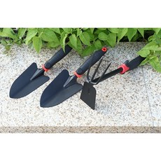 花園工具組三件套裝: 大鏟 小鏟 雙頭鋤, 1個