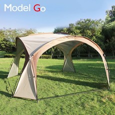 Modelgo 대형 돔 라운지 쉘터 타프스크린 하우스 타프쉘, 샌드 베이지