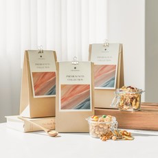 [스티커 무료] 고급 견과류 답례품 회사선물, 파우치 스윗넛, 1개