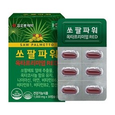 코 오 롱제약 쏘팔파워 옥타프리미엄 RED 1000mg x 30캡슐 1세트, 1개, 1정