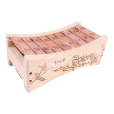 향나무 송학목침 베개 사우나 휴게실 찜질방, 1개, 향나무 송학목침 휴게실 찜질방 숙직실 베개