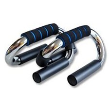 S형 푸쉬업바(크롬형) 푸샵바 팔굽혀펴기 헬스 운동, 상세페이지 참조