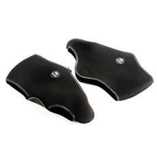 아이스스케이트 신발커버 방한 동계 인라인 지퍼 기모, 블랙 그린(245-260) 벨벳