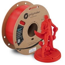 Polymaker ABS 필라멘트 1.75mm 라임 1kg 3D 프린팅 필라멘트 PolyLite ABS 3D 프린터 필라멘트 내열성 강하고 내구성 치수 정확도 +/-, ABS Pro 1kg, 117 - 1.75mm Red