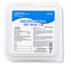 대한위재 알콜스왑 알콜솜 소독솜 에탄올스왑 200매입 5통, 200매, 5개