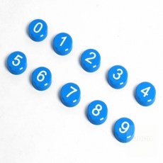 지니걸즈 숫자 자석 20p세트(블루) 학습교구