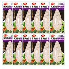 하림 닭가슴살블랙페퍼 100g 12봉, 12개
