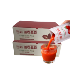 물 한방울 안넣은 휴롬방식 착즙 100% 국내산 저온 살균 HACCP인증토마토즙 30포, 30개, 110ml