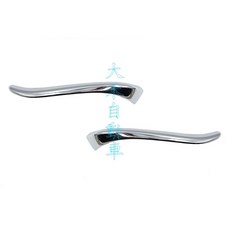 大禾自動車 適用 Toyota RAV4 3代 2012-2015 鍍鉻 後視鏡飾貼 後照鏡下飾片, 1個