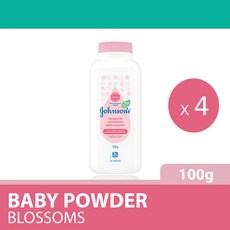 존슨즈베이비 콘스타치 파우더 블라섬, 100g, 4개