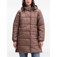 반스 후드 퀼팅 재킷