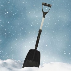눈삽 스노우삽 도구 제설삽 길이조절 휴대용 캠핑 13267pc 1(pc)