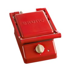 BRUNO BOE083 單人厚燒三明治機，日本品牌，輕巧實用, 經典紅