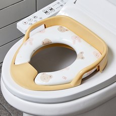 [모던하우스 광주역점] 스마일 토끼 곰돌이 아동변기커버 (비데겸용), 아동변기커버 (비데겸용)_KB0823001