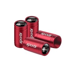 자동차 타이어 밸브 캡 금속 휠 먼지 커버 골프 마고탄, 14. Golf-Red, 1개