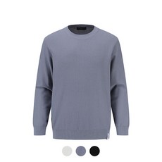 앤드지 변형조직 소프트 라운드넥 니트_BZC3ER1101 363706