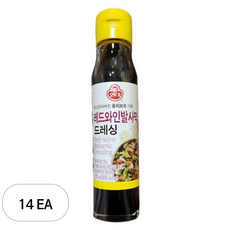 오뚜기 레드와인 발사믹드레싱, 210g, 14개