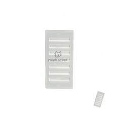 [투마누] 환기자재 환기구 환풍기커버 쇠부리그릴 PVC 개폐식 백색 소 191x90