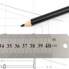 짱이상회 쇠자 40cm 스텐자