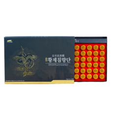 금산인삼 수삼 명절선물세트 선물용 굿데이 명품 황제침향환 30환/60환 +쇼핑백, 3.7g, 60개