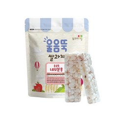 韓國米餅村 探索者 寶寶餅 Ssalgwaja 嬰兒糙米餅 無添加更安心, 1個, 紅麴磨牙餅 / 0583