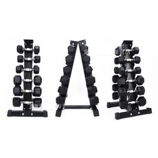 三角啞鈴架 啞鈴(5KG/7.5KG/10KG/12.5KG/15KG)*2支 啞鈴(20KG)*2, 1個, 看內容