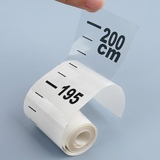 정 추천제안스토어 심플 투명 키재기 스티커 200cm 시트지