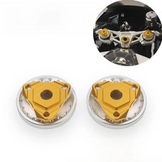 오토바이 프론트 서스펜션 포크 프리로드 조절기 캡 가드 커버, 7. C