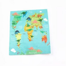 러시아 지도 전도 한영판 고화질 롤스크린 코팅 족자 대형 영문 벽걸이 세계 공룡, 1개