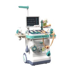 JoyBaby 益智玩具 扮家家酒 兒童角色扮演醫療台 仿真醫生護理玩具組, 醫療款-F, 1個