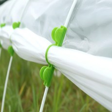 비닐하우스 파이프 고정클립 7mm 비닐고정 집게, 20개