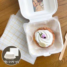 [소행섬] 펄프 도시락 전용 타일드로잉 브라운 유산지, 1세트, 500개