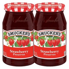 스머커즈 딸기 프리저브 잼 510g x 2개