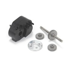 자동차 모델 크롤러 모터 액세서리용 금속 변속기 기어박스, 1개, 2. Black with Gear