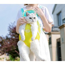 강아지포대기 고양이 앞가방 슬링백 케이지 이동가방, 핑크