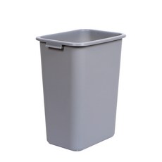 지오리빙 스윙 휴지통 14L~50L, 오픈형 40L 그레이, 1개