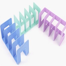 MND 컬러 4칸 책꽂이 아기책꽂이, 민트