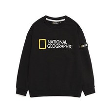 내셔널지오그래픽 키즈 내셔널지오그래픽키즈 폴하스 빅로고 세미 오버핏 맨투맨N213KSW020-198 975187