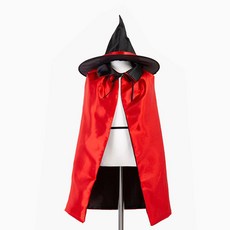할로윈의상 망토모자세트 마녀코스튬 단품(양면 레드)dkl5+1cBx