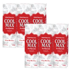 크리오 덴티메이트 쿨맥스 스트롱민트향 치약, 100g, 6개